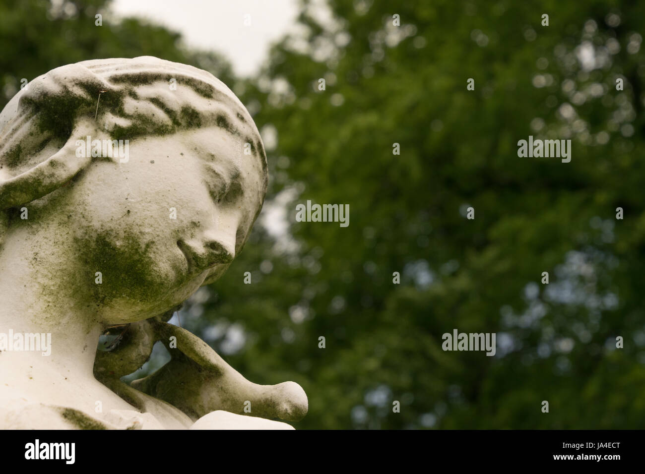statue in gardens at Brodsworth Hall Stock Photo Alamy