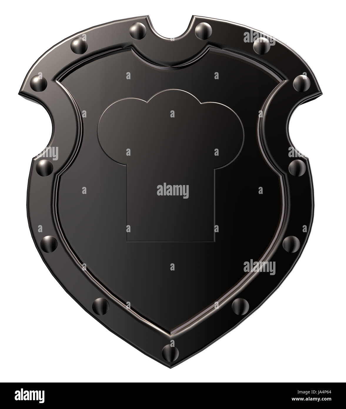 coat with cooking symbol Stock Photo Alamy