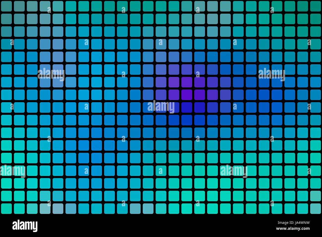 Turquoise blue purple vector abstract mosaic background with rounded ...