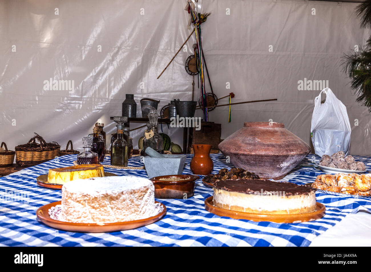 canarian dessert Stock Photo