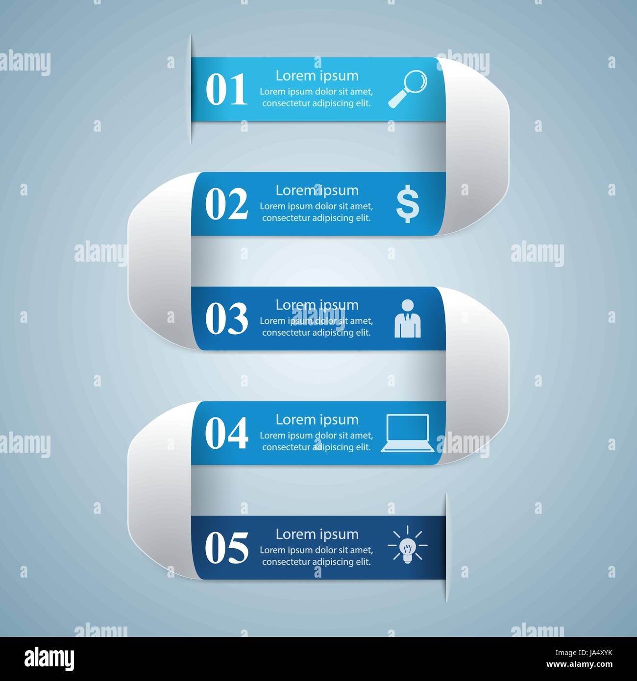 3D infographic design template and marketing icons Stock Vector Image ...
