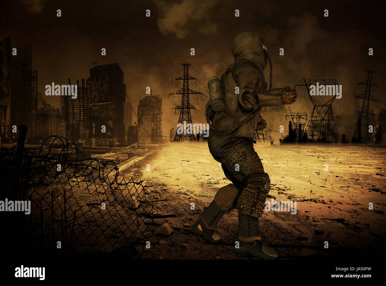 post apocalyptical scenario Stock Photo - Alamy