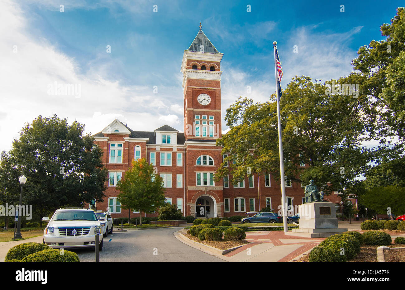 Clemson South Carolina college Tillman Hall at Clemson University SEC