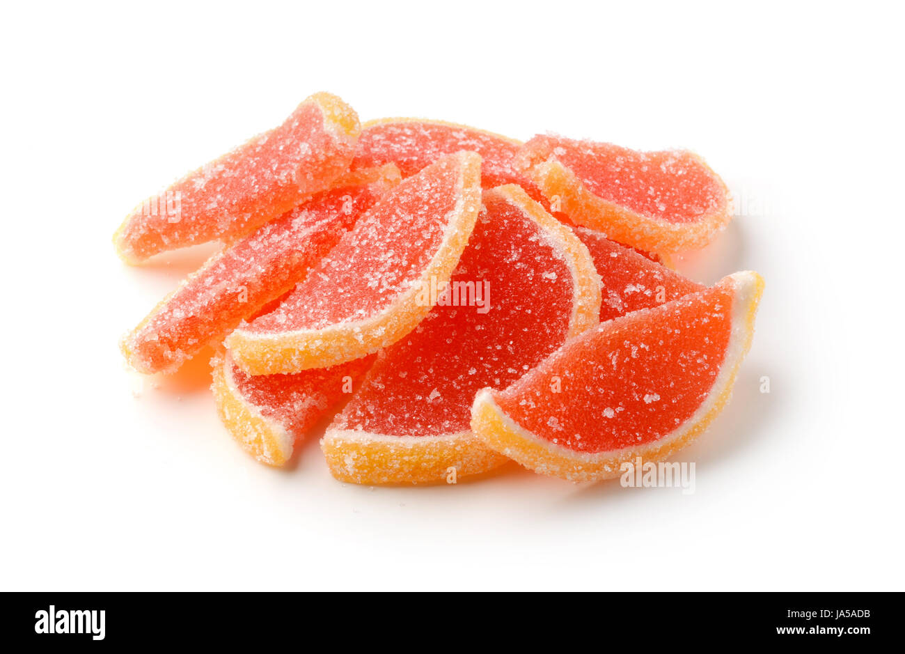 Delicious colorful marmalade isolated on white background Stock Photo Alamy
