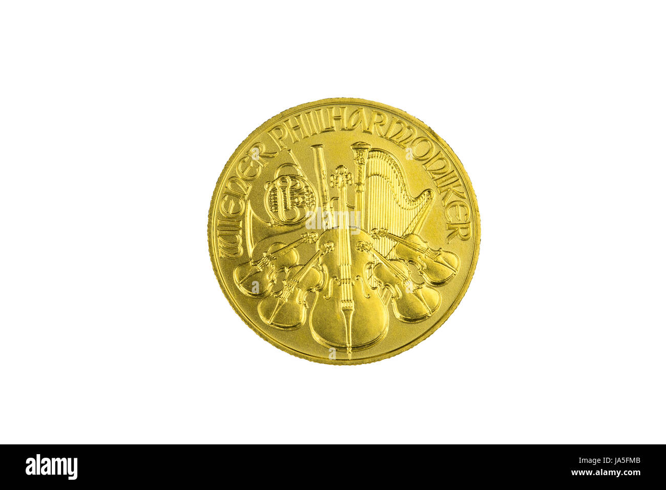 gold coin wiener phil 3 Stock Photo