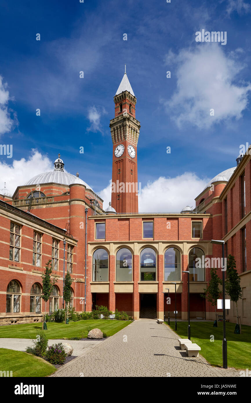Birmingham University Clock Tower Birmingham University Edgbaston Stock