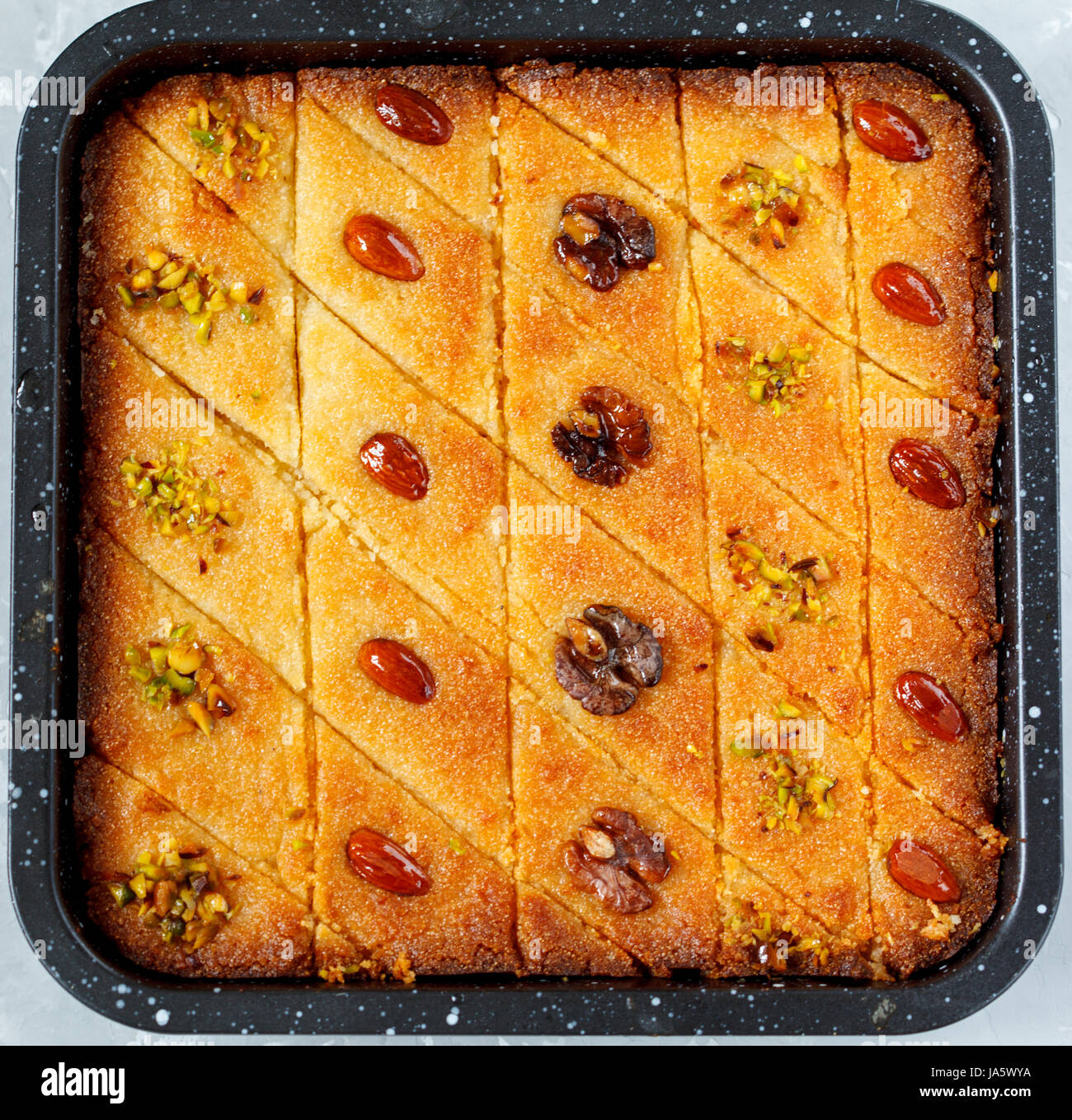 Greek Walnut Cake High Resolution Stock Photography And Images Alamy