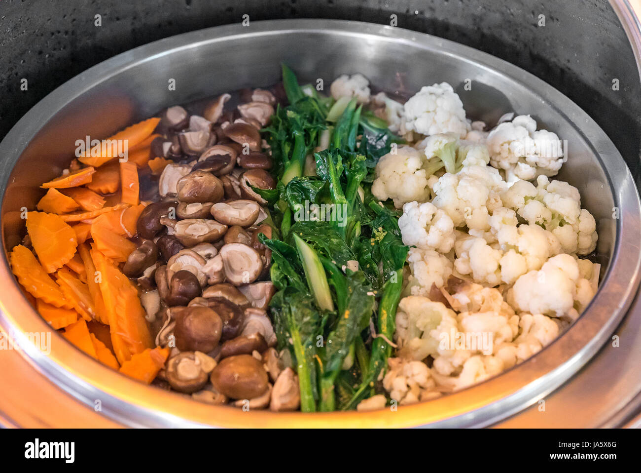 Four type Chinese style vegetable Stock Photo Alamy