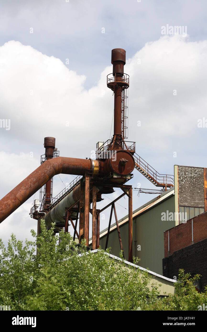 high-grade steel, museum, steel mill, smelting works, high-grade steel, museum, Stock Photo