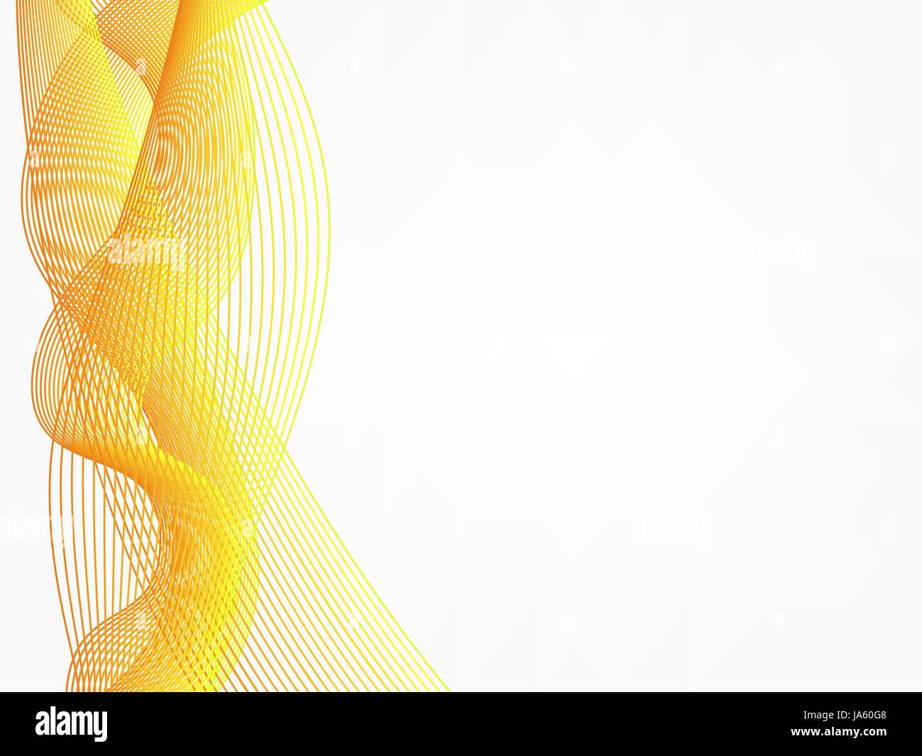 abstract vector waved line background - golden yellow Stock Vector ...