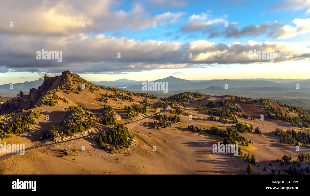 Beautiful sandy hills landscape Stock Photo