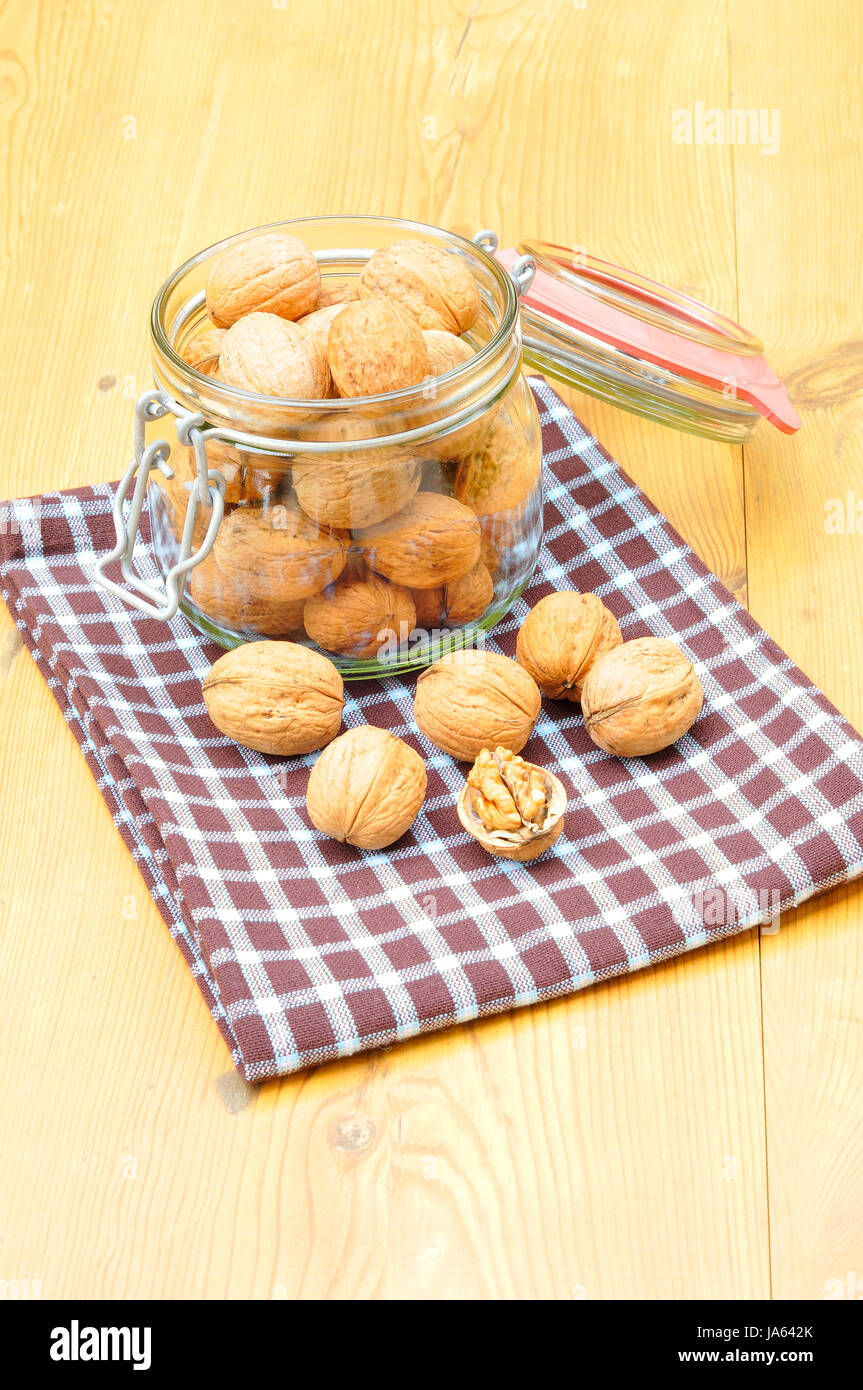 nuts, nut, walnut, season, glassy, table, food, aliment, health, eco, isolated, Stock Photo