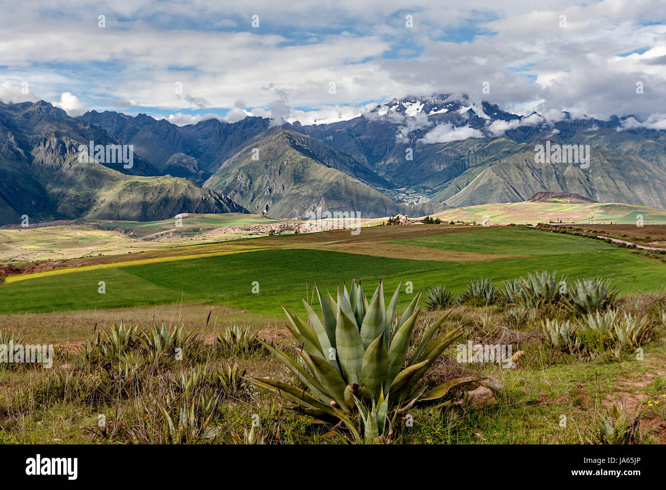 Sacred Valley. Cusco Region, Urubamba Province, Peru Stock Photo