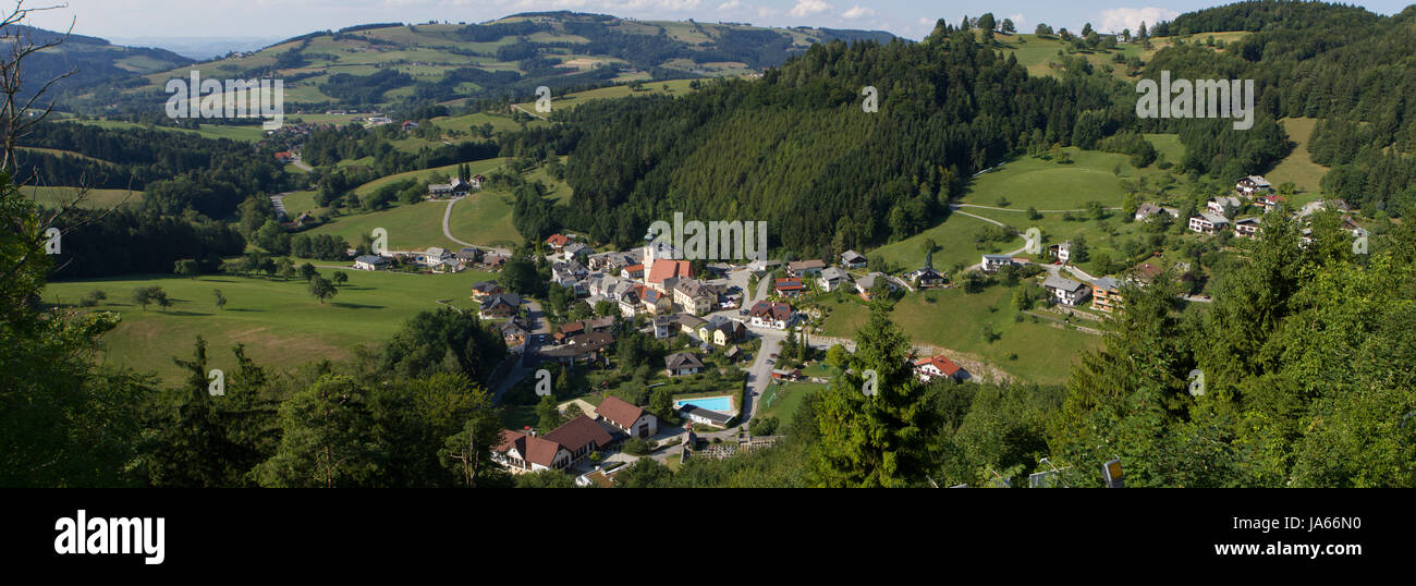 austrians, europe, aerial photograph, ruin, sight, view, outlook, perspective, Stock Photo