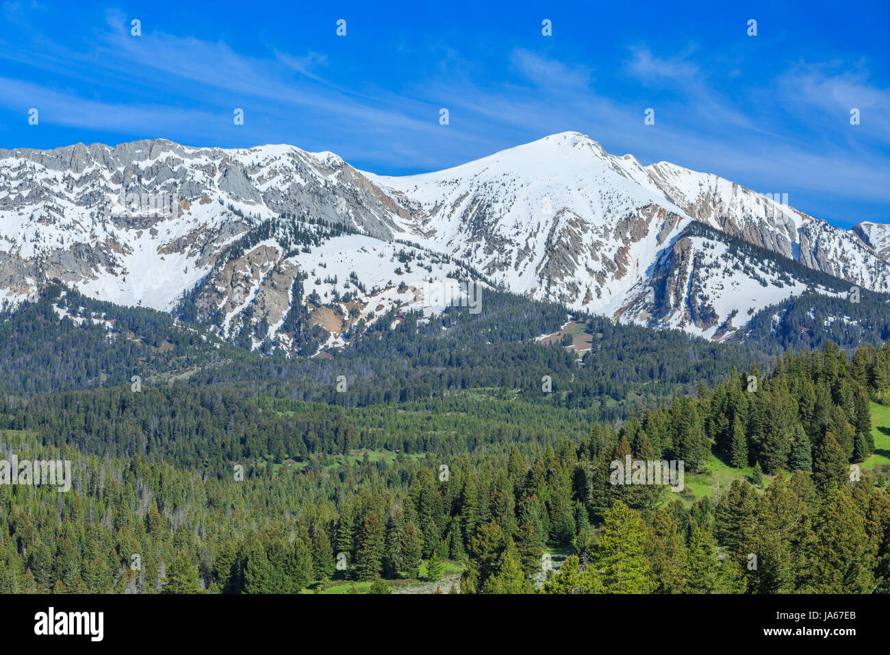 Sacagawea peak bridger mountains hires stock photography and images