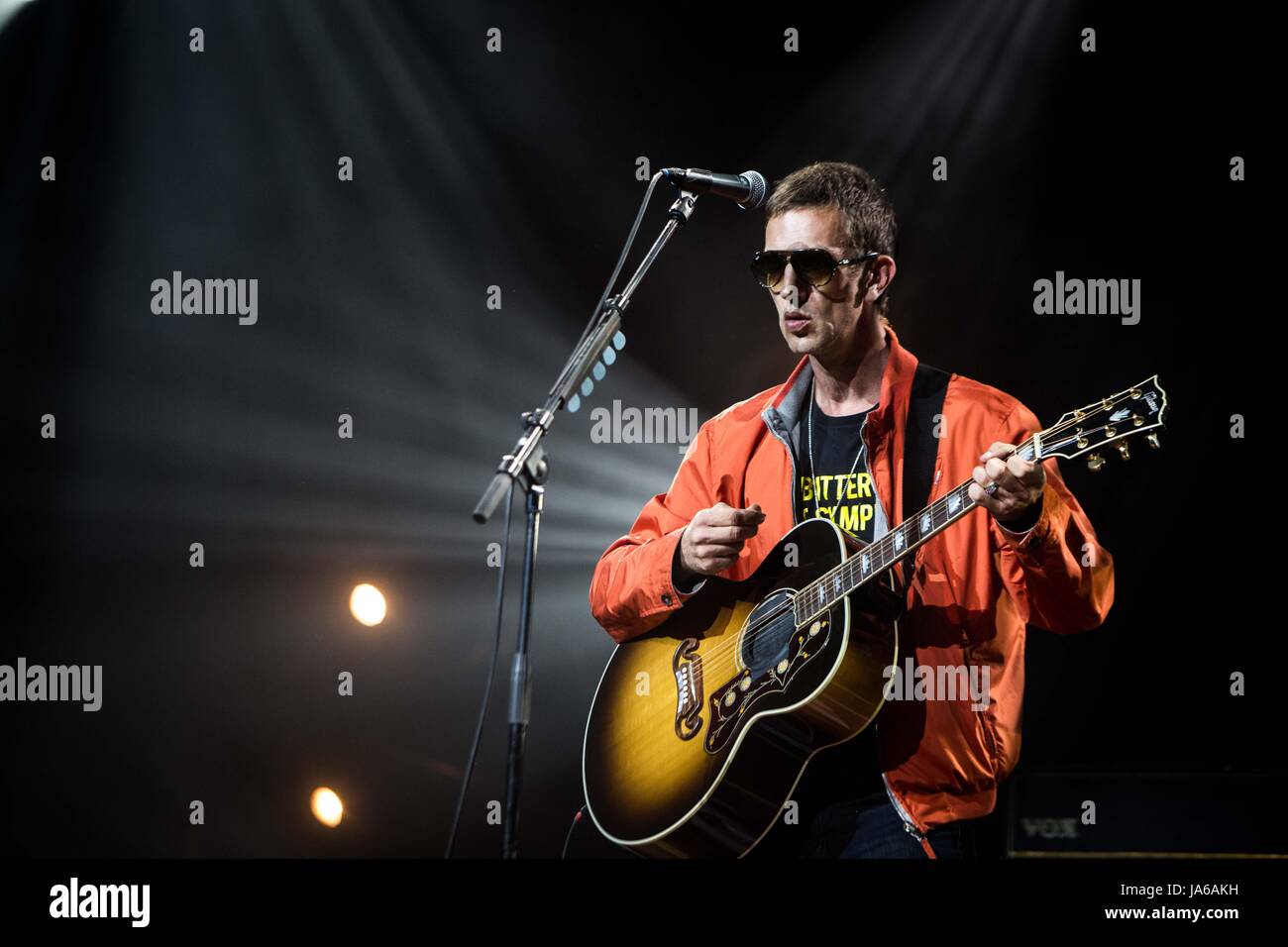 The English Singer And Song-writer Richard Ashcroft Pictured On Stage ...