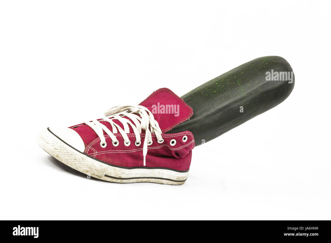 zucchini shoe 2 Stock Photo Alamy