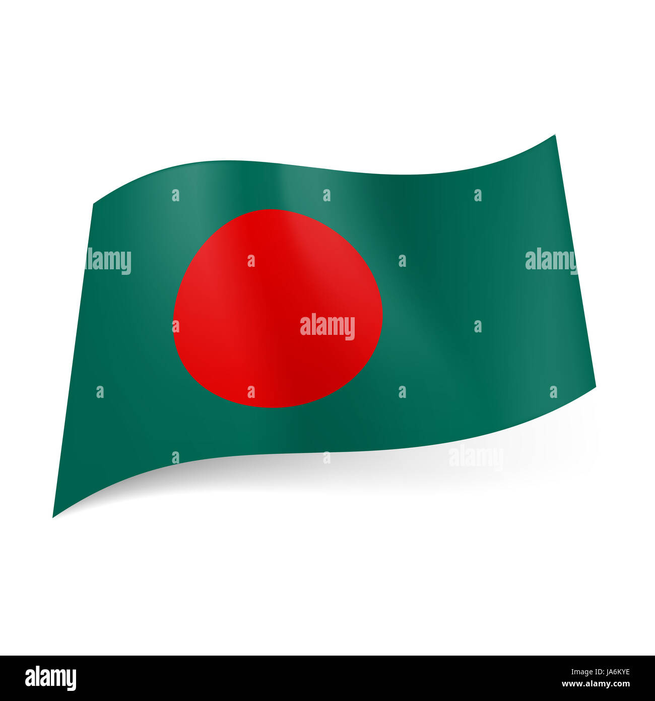 Hãy chiêm ngưỡng hình ảnh Quốc kỳ Bangladesh với sắc đỏ tươi sáng và một ngôi sao trắng lấp lánh giữa lòng cờ. Một biểu tượng của tình yêu quê hương và niềm tự hào dân tộc đang chờ bạn khám phá.