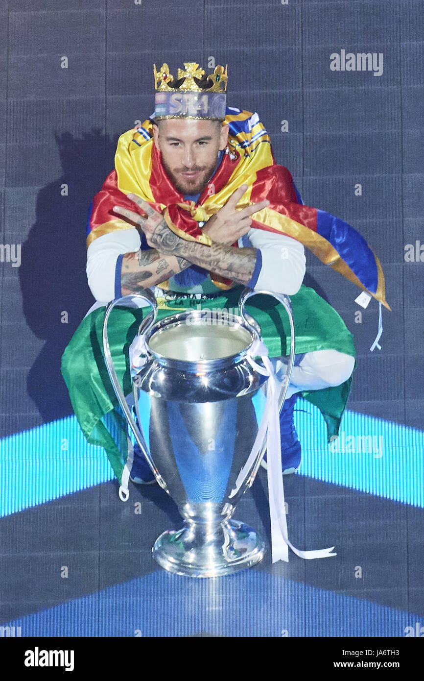 U*K様 Real Madrid 2017 Final Sergio Ramos Madrid, Madrid, Spain. 4th June, 2017. Sergio Ramos (defender