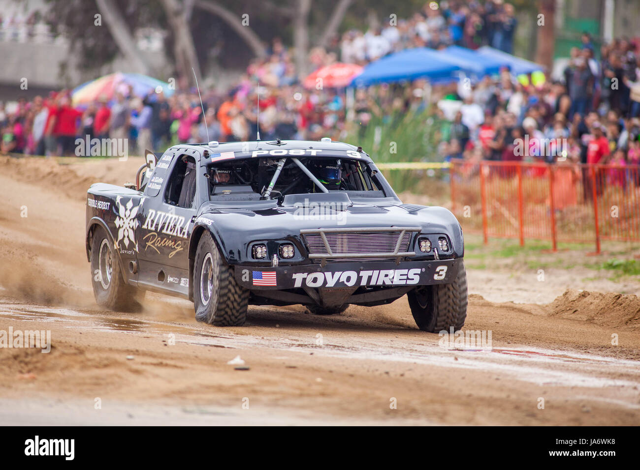 June 3, 2017 - Ensenada, MEXICO - 49th SCORE Baja 500..Round 2 of four-race 2017 SCORE World Desert Championship..May 31-June 4, 2017Ã‘513.67 miles; Ensenada, Baja California, Mexico..Total Entries: 236 (as of 6/2/17)..(from 28 U.S. States, Austria, Australia, Brazil, Canada, Denmark, Ecuador,..Germany, Great Britain, Guatemala, Japan, Mexico, Netherlands, Spain)..Seen here #3 Mark Post (Credit Image: © Daren Fentiman via ZUMA Wire) Stock Photo