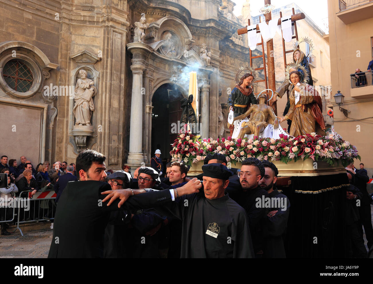 Processione Dei Misteri Di Trapani Italy, Sicily, city Trapani, the Processione dei Misteri di Trapani, at