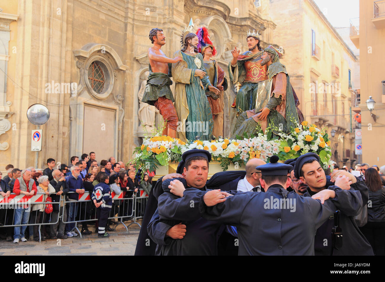 Processione Dei Misteri A Trapani Sicily, Trapani, Good Friday Mysterious procession La Processione dei