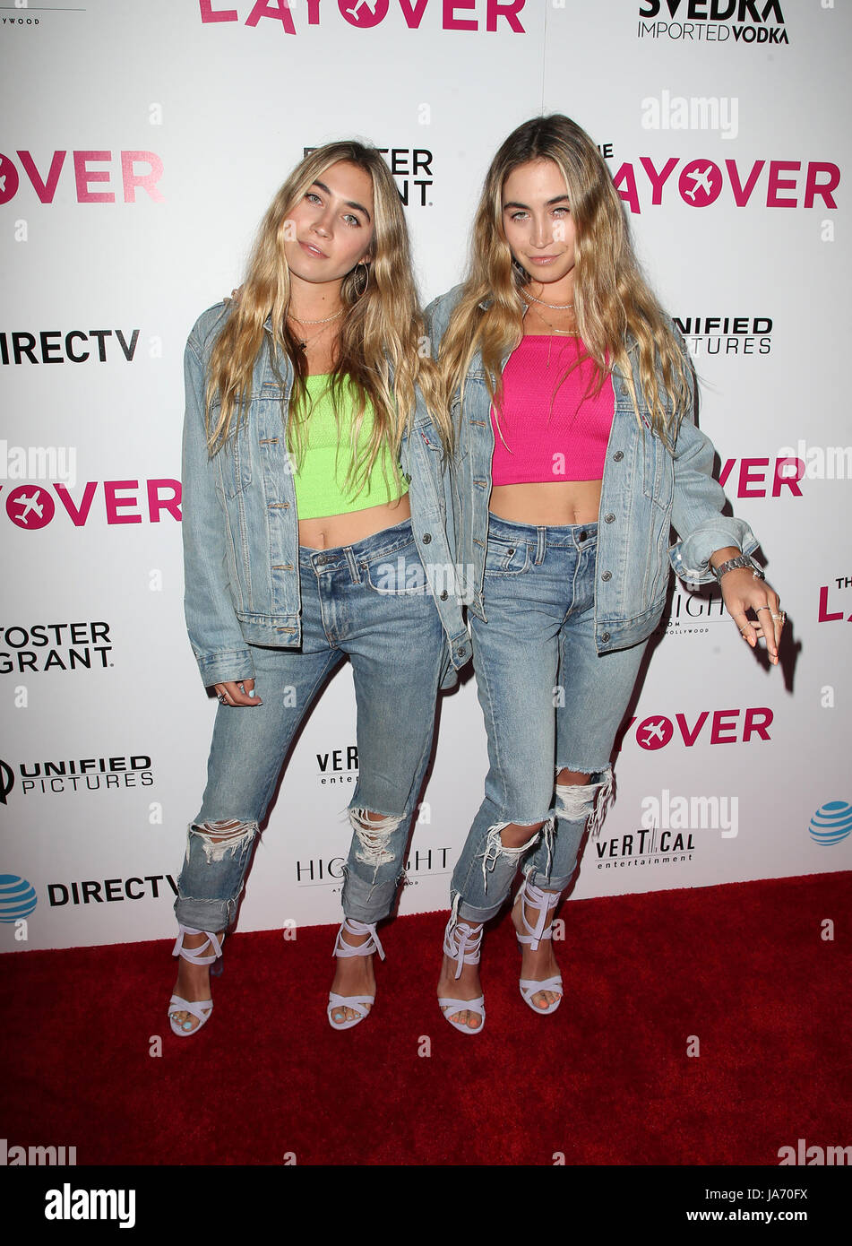 Hollywood, USA. 23rd Aug, 2017. The Kaplan Twins. Premiere Of DIRECTV ...
