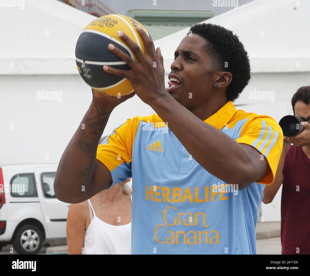 Las Palmas, Spain. 24th Aug, 2017. Spanish basket team Herbalife Gran Stock  Photo - Alamy