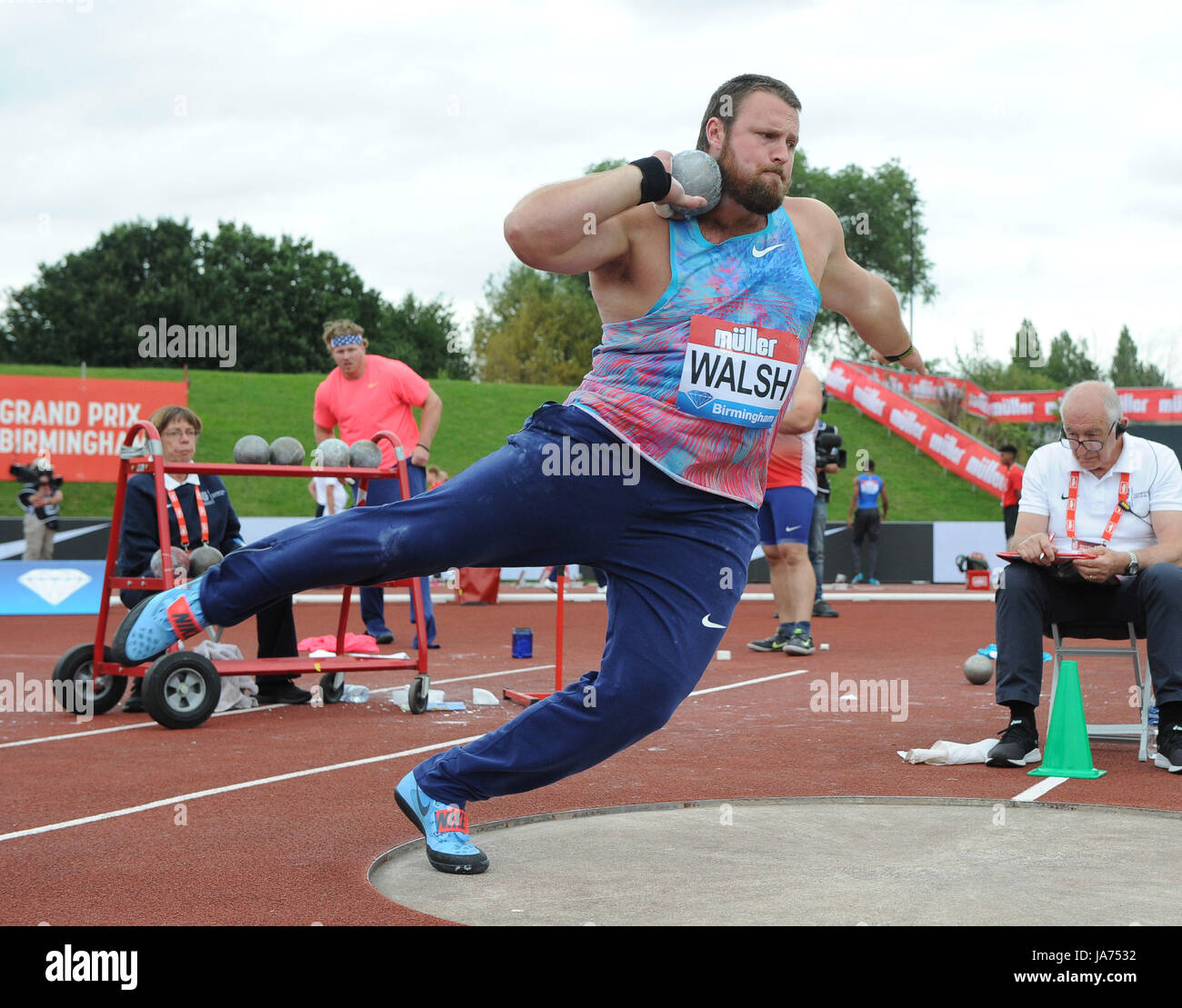 Tom Walsh aka Tomas Walsh (NZL) wins the shot put at 717½ (21.83m