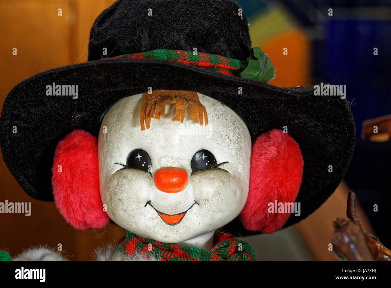 Photo of an old clown doll Stock Photo