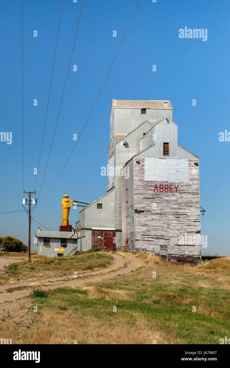 Historic grain elevator Stock Photo