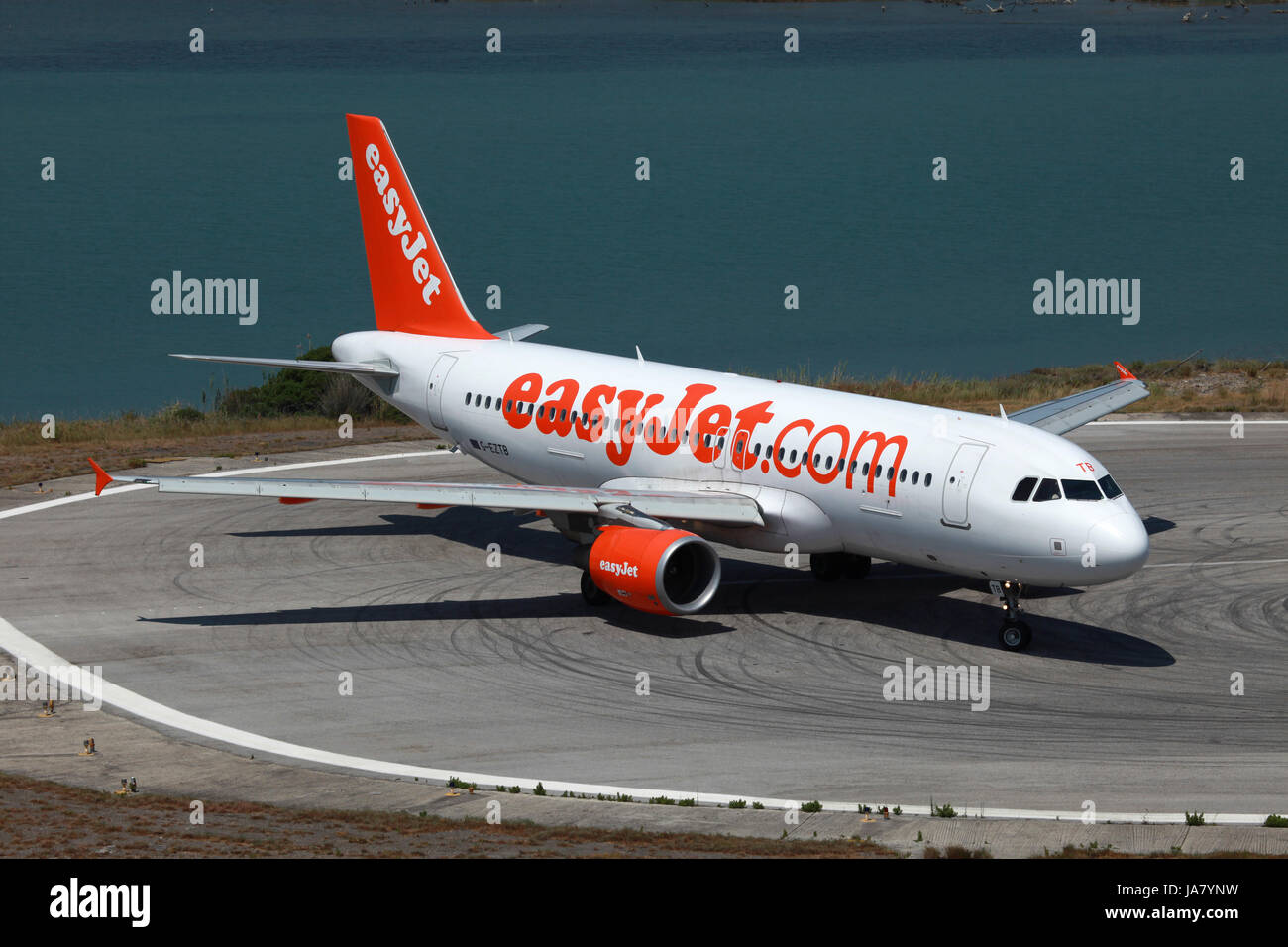 Korfu, Griechenland 8. Juli 2012 Ein Airbus A320 der