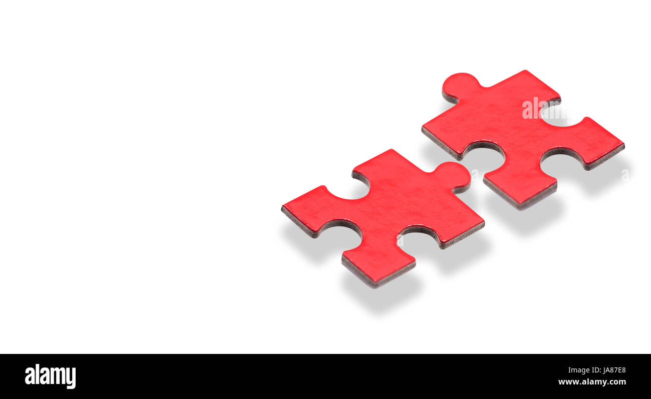 puzzle and jigsaw, business concept with path Stock Photo Alamy