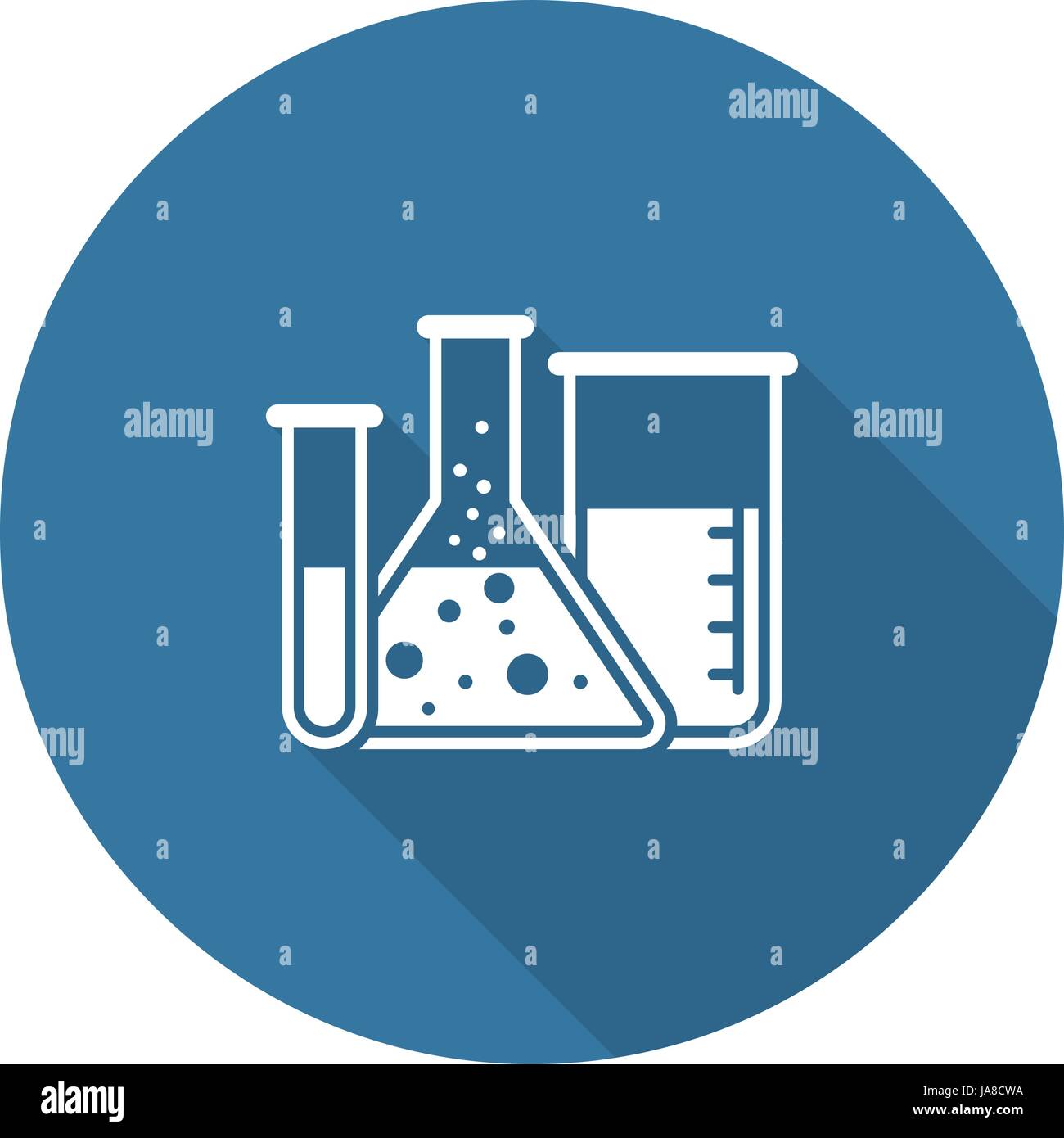 Laboratory and Medical Services Icon. Flat Design. Stock Vector