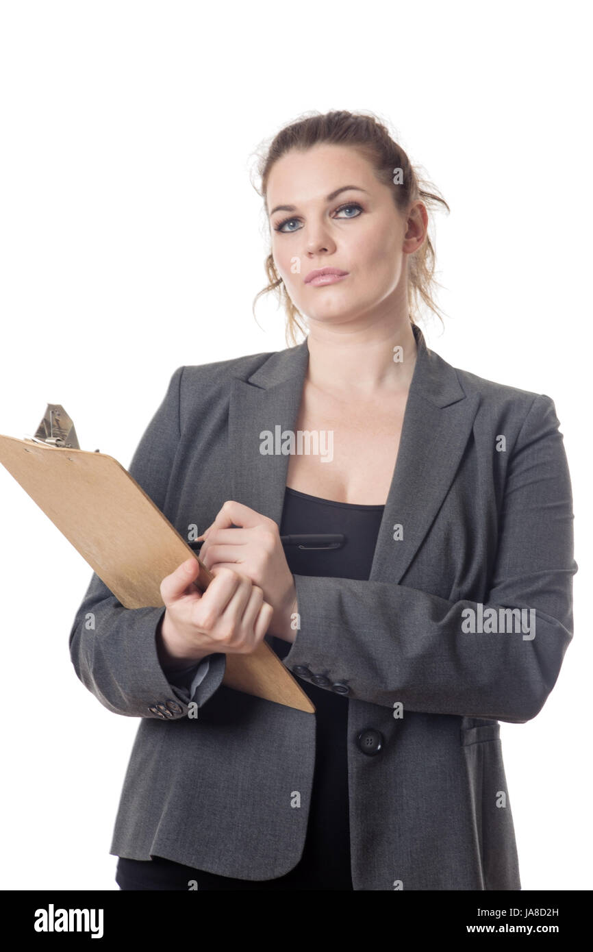 business woman standing working hard Stock Photo - Alamy