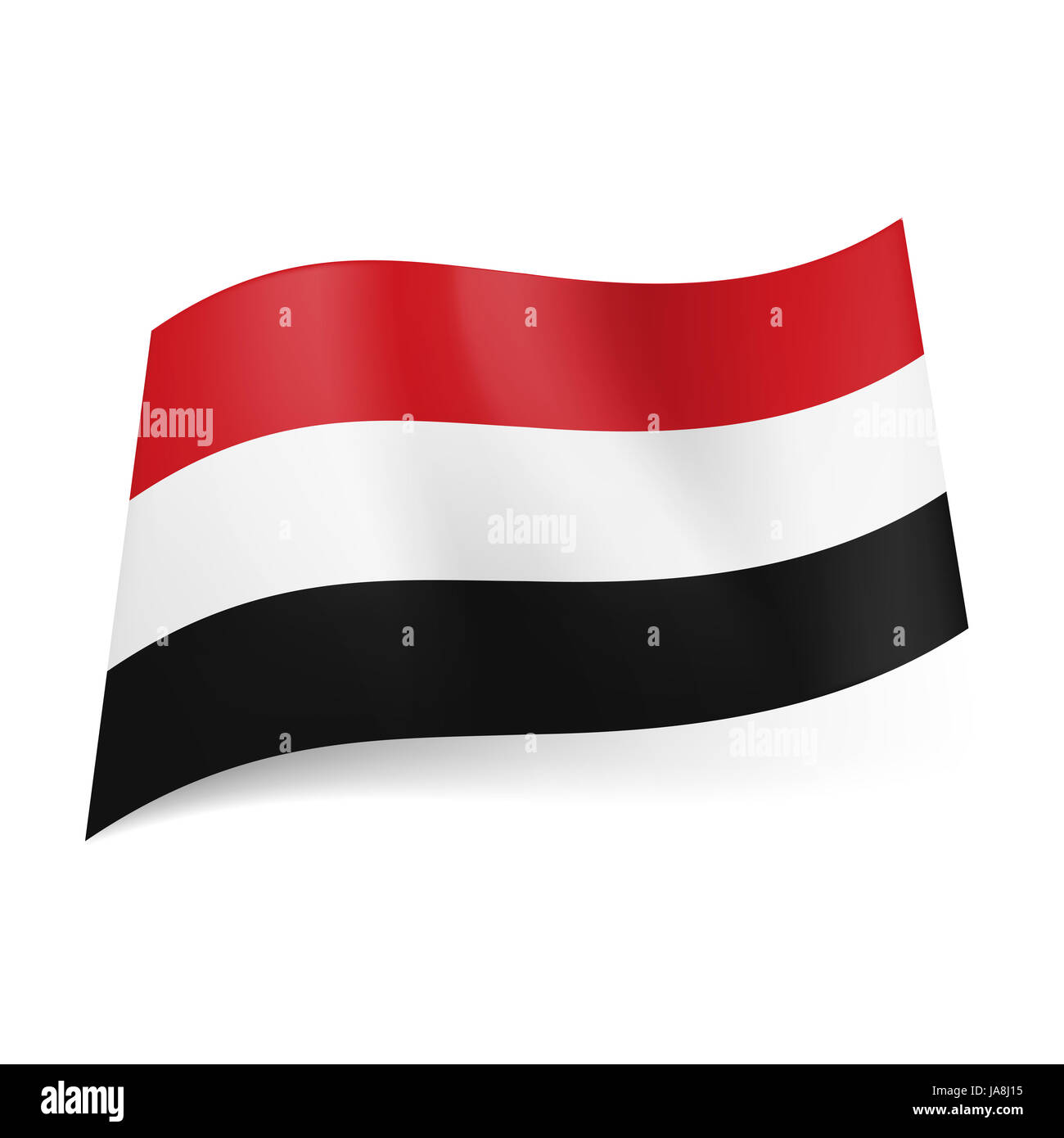 Red white black flag hi-res stock photography and images - Alamy