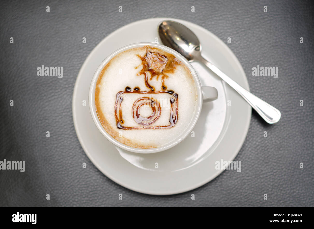 Cappuccino Cappuchino Coffee Caramel Colors Colours Spoon Food Cappuccino Cappuchino Coffee Caramel Colors Colours Spoon Food