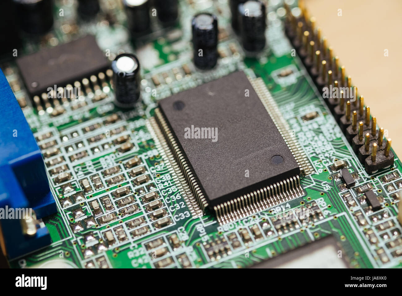 Electronic PCB board Stock Photo