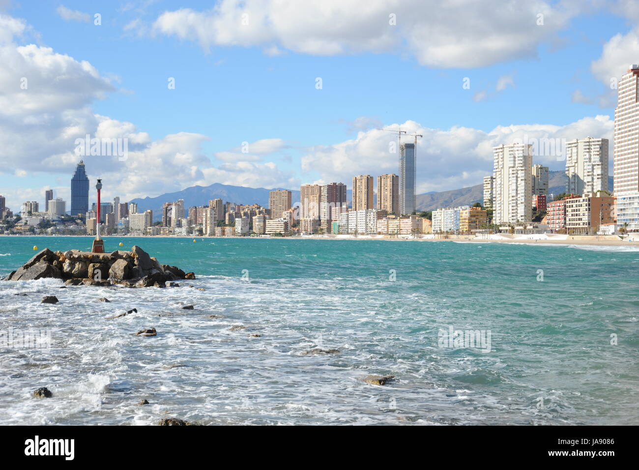 spain, skyline, hispanic, spanish, blue, humans, human beings, people