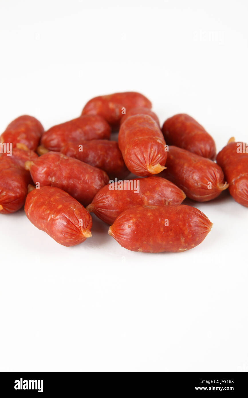 food, aliment, spicy, little ones, dried, salami, smoked, smoke, delicatessen, Stock Photo