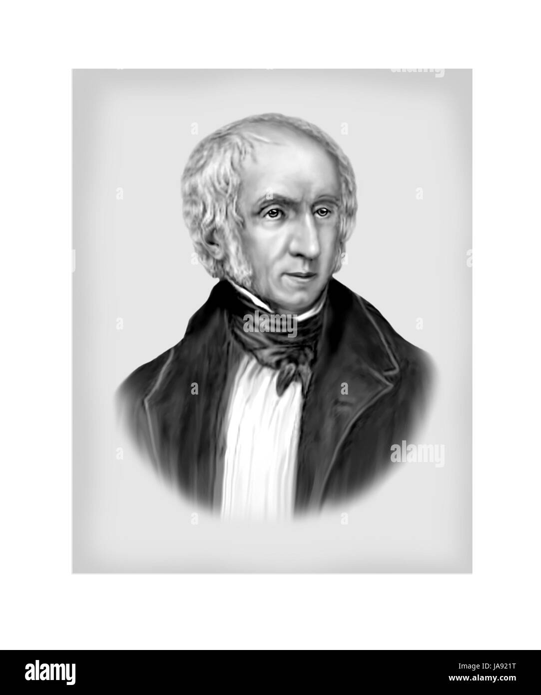 William Wordsworth, 1770 - 1850, English Poet Stock Photo
