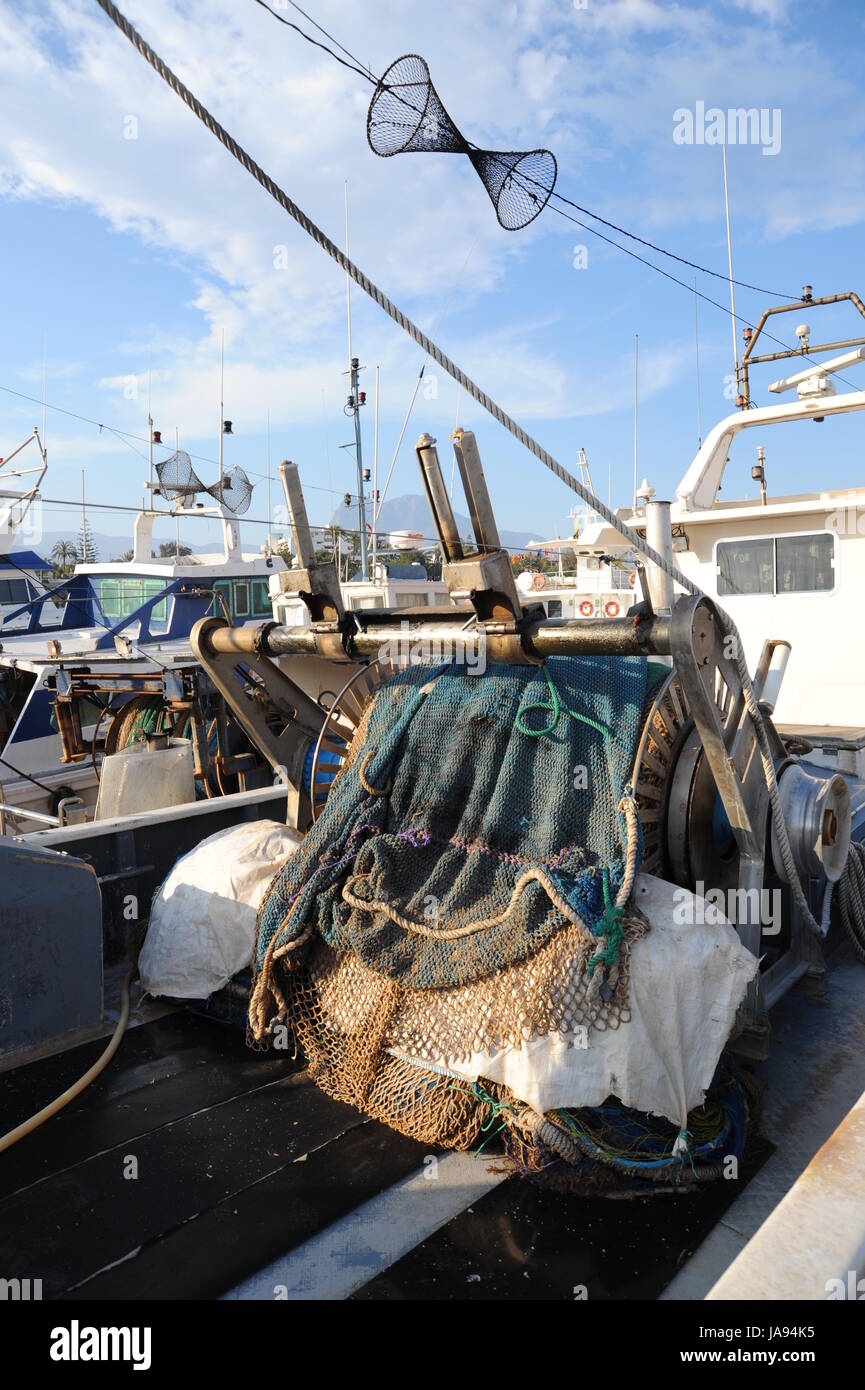 spain fishing nets Stock Photo Alamy