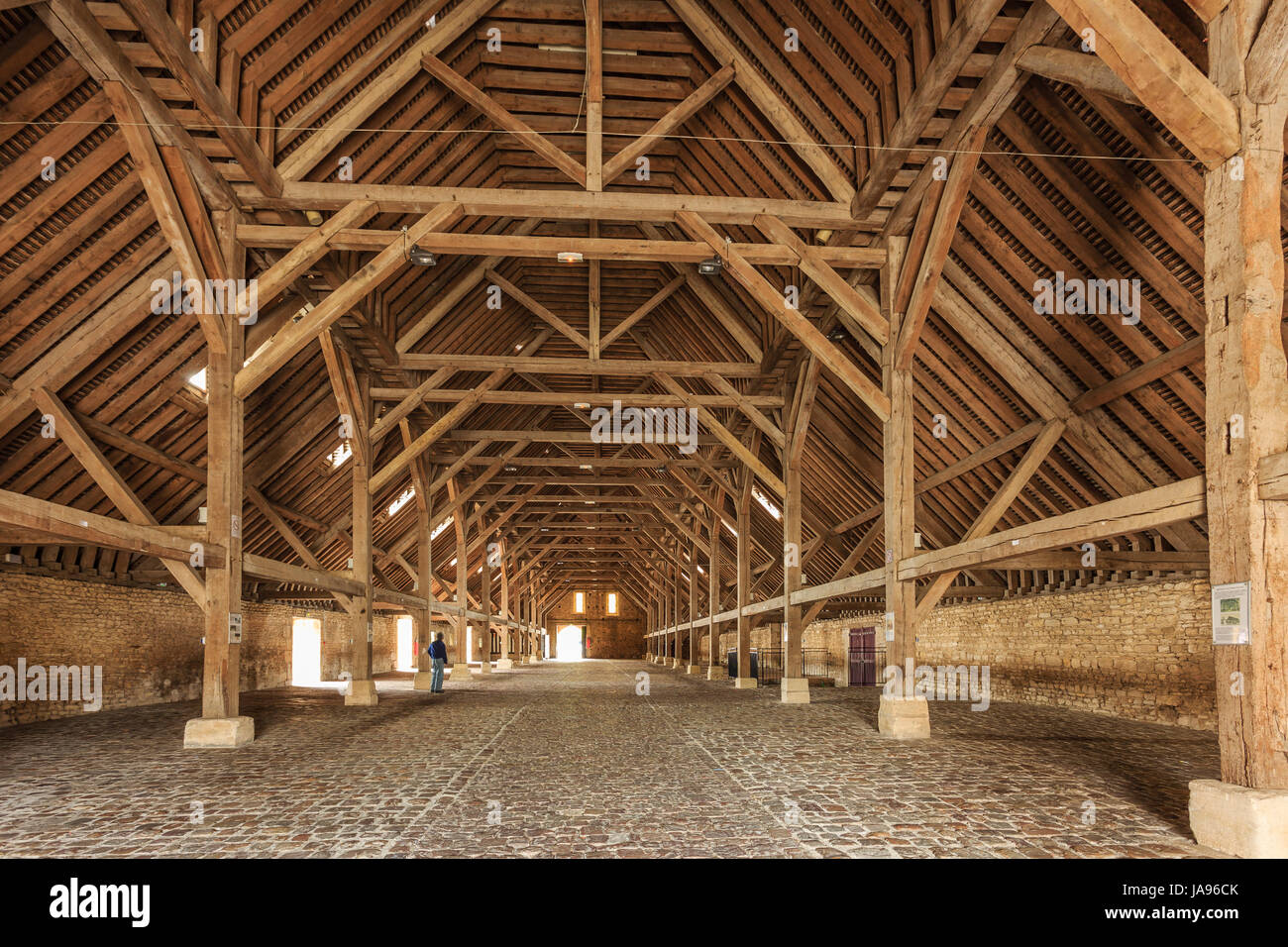 France, Calvados, Saint-Pierre-sur-Dives, the halls Stock Photo