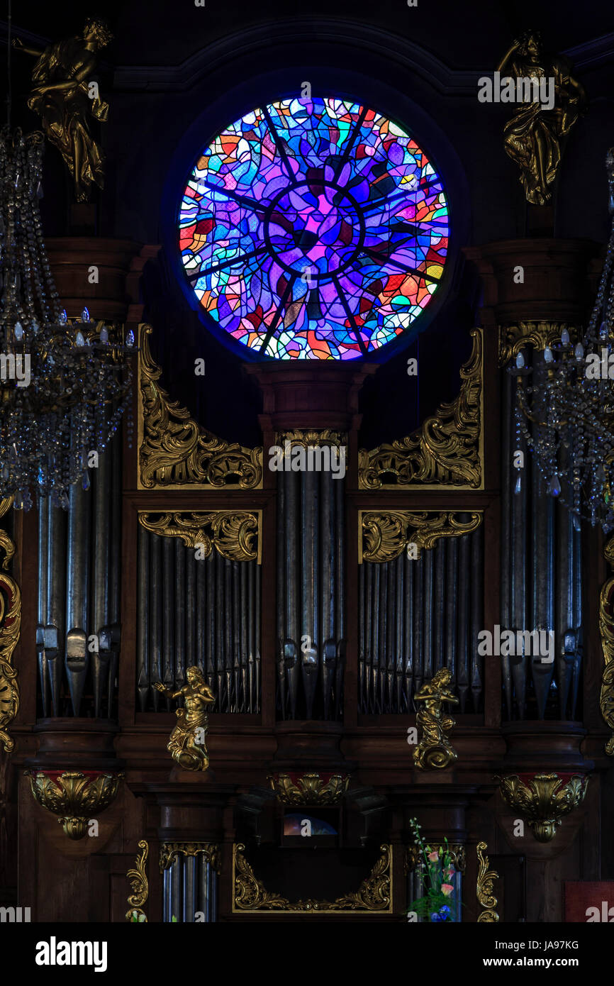 Colored glass church High Resolution Stock Photography and Images Alamy