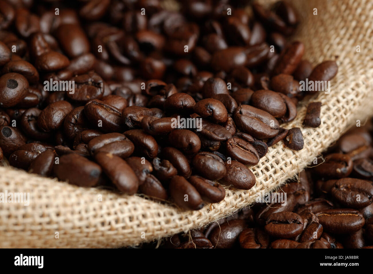 Medium roasted coffee beans Stock Photo Alamy