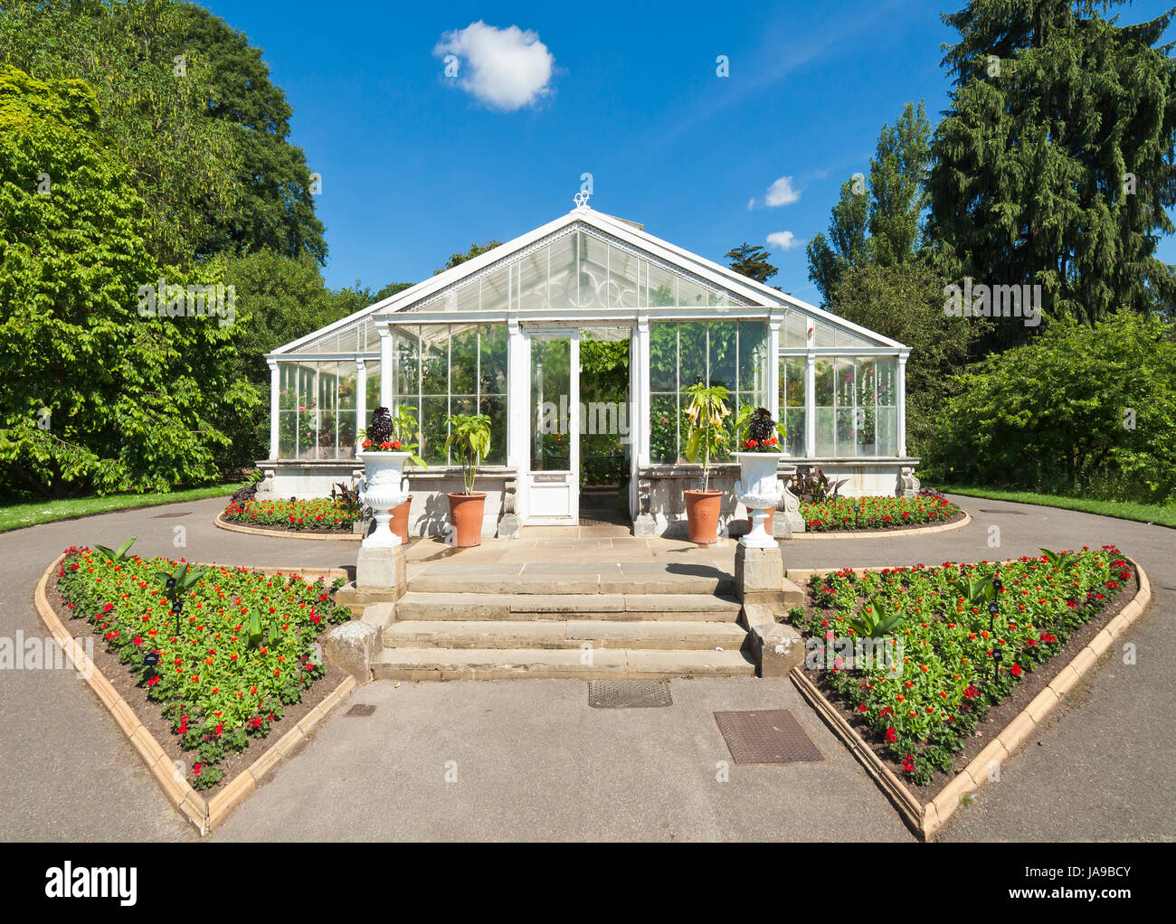 Kew Gardens greenhouse. Stock Photo