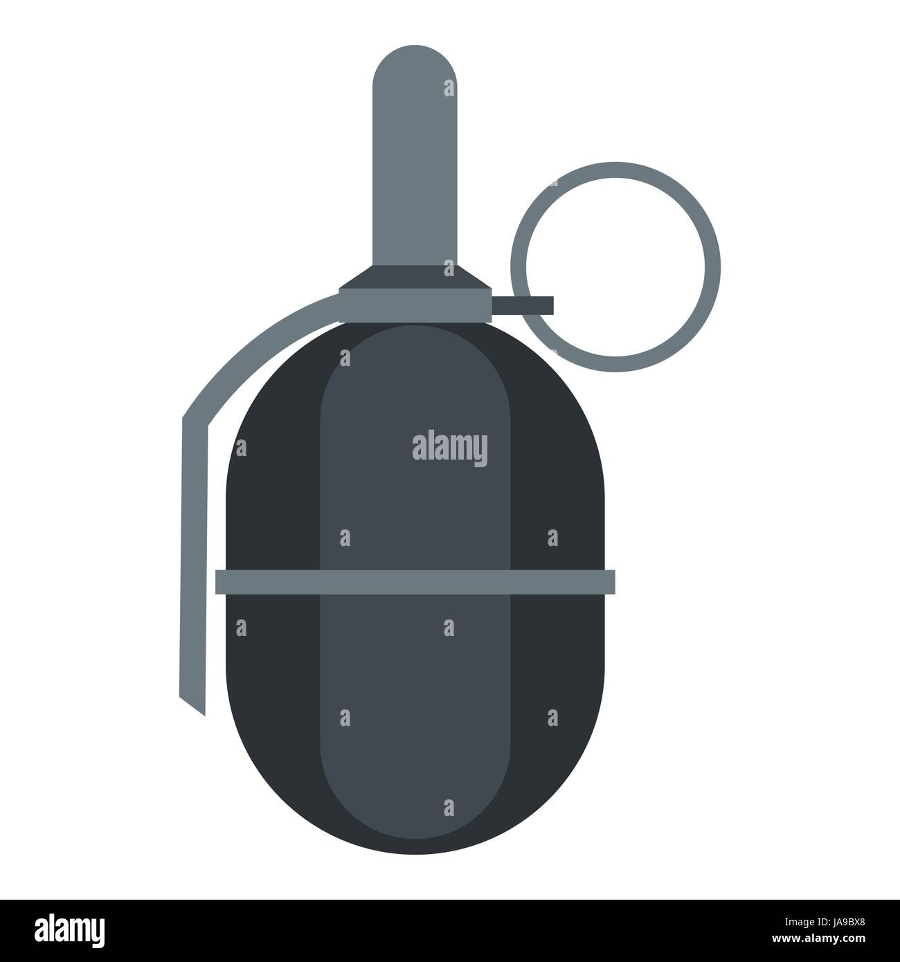 Hand paintball grenade icon, flat style Stock Vector Image & Art - Alamy
