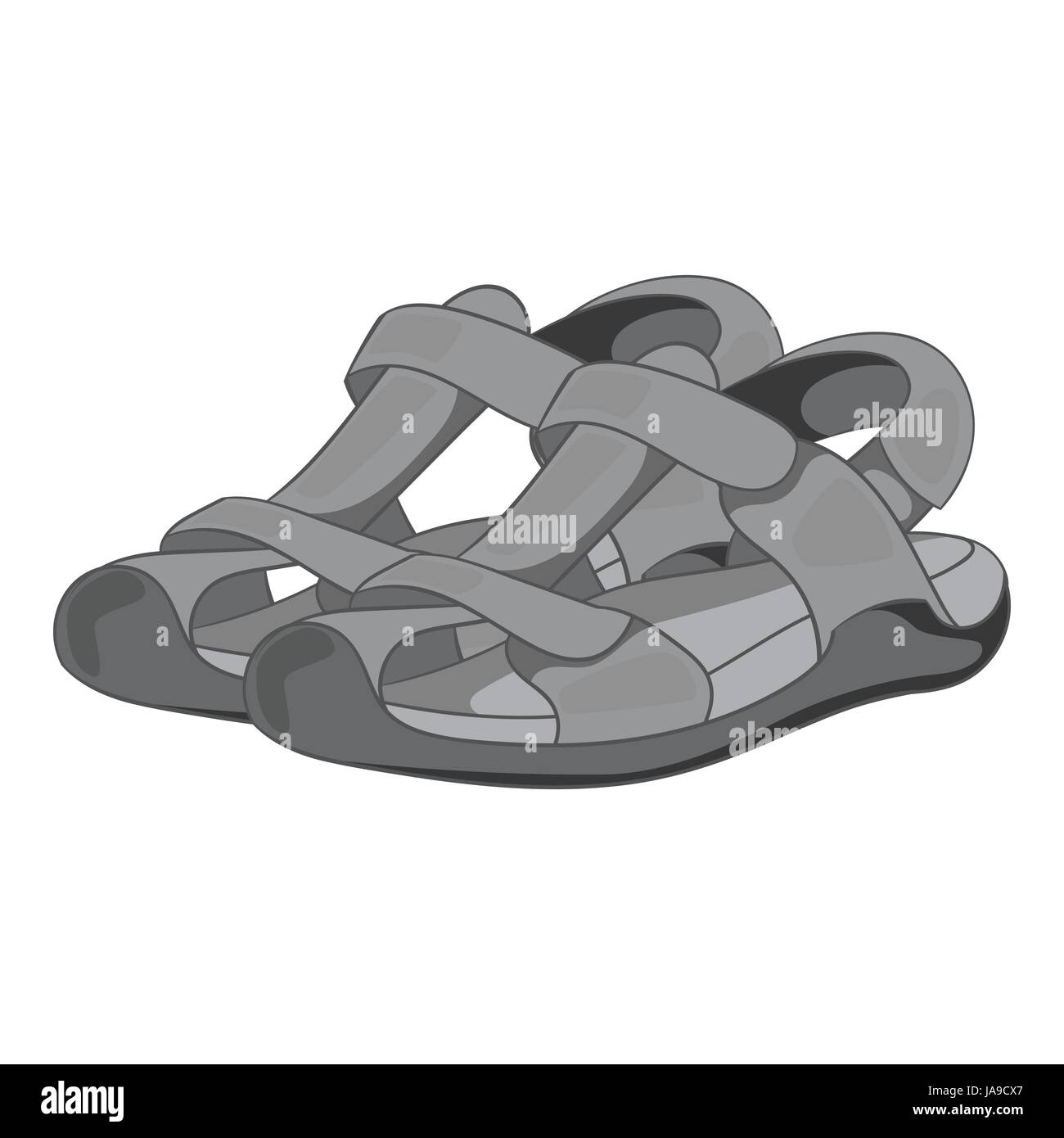 Flip flop sandals icon cartoon Cut Out Stock Images & Pictures - Alamy
