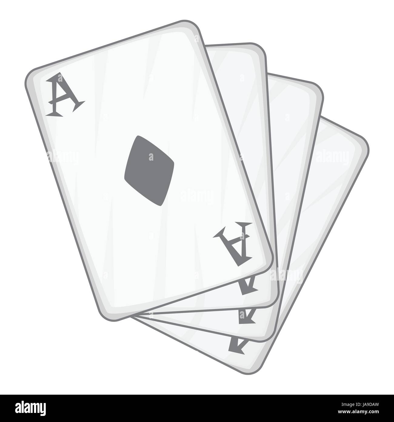 Playing card icon, gray monochrome style Stock Vector Image & Art - Alamy