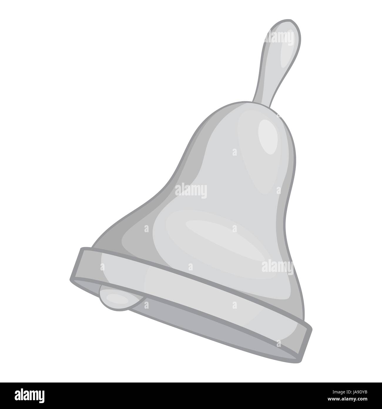 Bell icon, gray monochrome style Stock Vector Image & Art - Alamy